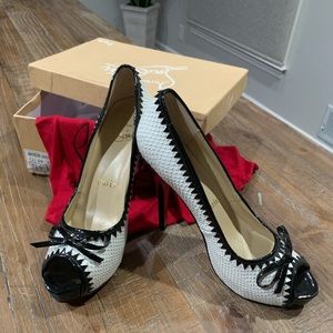 Christian louboutin shoes! Worn once for college graduation.